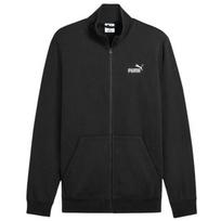 Puma Ess No. 1 Track Fleece Warm Thick Knit Stand Collar Sports Jacket Men Jacket 69121801 XS black