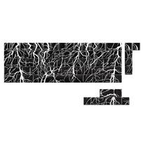64/74Key Side Print Translucents Keycaps Original Profile Sublimations Backlit Keycap for Mechanical Keyboards black