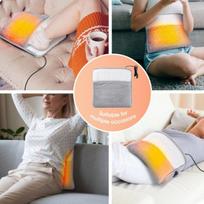 Žieminis elektrinis pėdų šildymo kilimėlis, įkraunamas USB, minkštas pliušinis, plaunamas pėdų šildytuvas, gerinantis miegą, buitinis pėdų šildymo kilimėlis