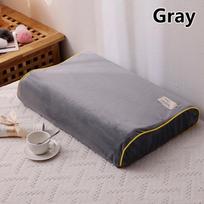 Cotton Latex Pillow Covers Memory Foam Pillowcase Cushion Covers 30x50/40x60cm Velvet Latex Pillow Case Covers designed for Bedroom 30x50cm pink