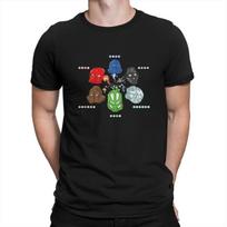 Six Kanohi Men TShirt Bionicle Heroes2 Crewneck Short Sleeve 100 Cotton T Shirt Funny High Quality Birthday Gifts S juoda