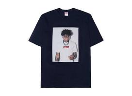 Supreme NBA Youngboy Tee Navy XL white