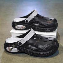 Shoes Mens Clogs Slide Shoes Sandal Shoes 47 48 Male Garden Shoes Flat Camouflage Sandal Shoes Male Big Size Outside Pu Sole Home Clogs Men 39-40 white