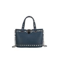 Luxury-Style Personalized Pin-Back Business Bag Shoulder Sling Bag mėlyna