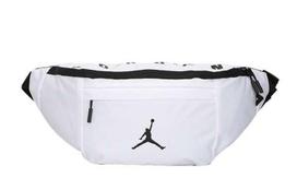 Jordan Polyester Crossbody Bag, Fanny Pack Unisex White ONESIZE