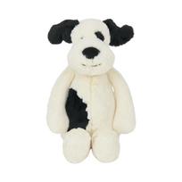 Jellycat Bashful Puppy Medium Black Cream ONE SIZE įvairiaspalvis
