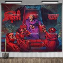 Angles Old Deaths Mental Rock Band Polyester Tapestry Printed Home And Garden Flags Hippie Tapestries For Bedroom Decoration 100X70CM