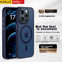 IPhone 12 Pro Max Case, Apple 12 Pro Max Protective Cover, Wireless Charging Compatible, Frosted Anti-Drop Full Protection Case, Royal Blue