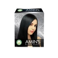 Amin's Black Henna Powder | No Ammonia | Export Quality | Herbal-Based gray