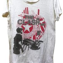 Vintage 80s THE CLASH Punk Rock Tour Concert Promo t Shirt and kids shirt 110 gray
