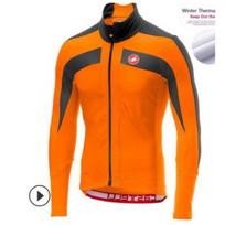 Fleece Thermal Cycling Jersey Winter Road Mountain Biking Unisex Warm Long Sleeve Bike Top XS