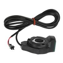 Electric Bicycle Thumb Throttle Speed Governing Controller Finger Throttle Accelerator with Red Display black