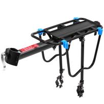 Adjustable Bike Cargo Rack Aluminum Alloy Mountain Bike Bicycle Rear Rack Bicycle Pannier Luggage Carrier Rack black