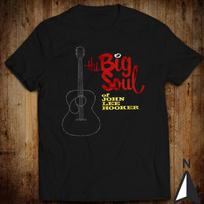 The Big Soul Of John Lee Hooker Classic Shirt Boogie Chillen Crawling King Snake XXL brown