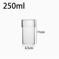 Micro Landscape Moss Bryophyte Transparent Cylinder Glass Bottles with Lid Fresh Moss Bottle Glass Terrarium Home Decoration