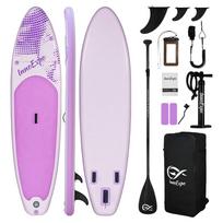 Pripučiama irklentė InnoExpo IE70F 335cm Violetinė Maksimali apkrova 190KG Pilnas priedų rinkinys SUP lenta pradedantiesiems, šeimai