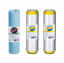 Vandens filtro kasečių rinkinys Hydro: putų ir 2 minkštinimo kasetės, 3 l