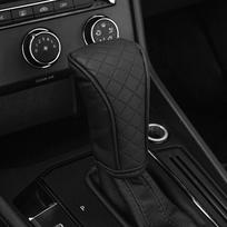 Car Gear Shift Dust Cover & Handle Cover - Universal Fit, Anti-Slip Comfort Grip, Easy to Install, Durable Protection black