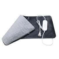 110V Electric Blanket With 4 Heating Setting Safety Overheat Shutoff Design For Cold Evening Adults Seniors Kids Use 1 gray