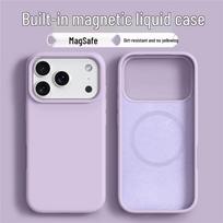 Magnetic Liquid Silicone Case for iPhone 16 Pro Max - Full Coverage, Large Hole Design. iPhone 17 Pro Max / 18 Pro Max black