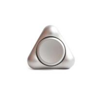 Stainless Steel Fidget Spinner 3-Point Silent Gyro Rotator for Stress Relief - Bulk EDC ADHD Focus Toys for Adults Office Gifts gray