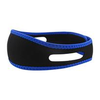 Antiaging Snoring Belt Adjustable Soft Chin Strap Mouth Guard for Women Men Better Breath Health Snore Stopper Bandage Sleep Aid Tools black