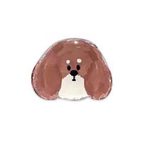 Cute Corgi Cartoon Retractable MagSafe Holder for Cats and Lazy People brown
