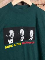 Mike amp; The Mechanics 1996 Hits tour Short Sleeve Green All Size Shirt BT370 Unisex T-Shirt L black