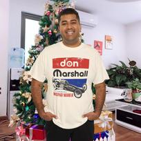 Classic Muscle Car Drag Racing Mania Graphic T- Shirt 3XL