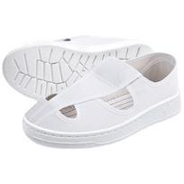 Muliang Antistatic SPU Sole Four-Hole Cleanroom Shoes 43 white