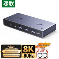 UGREEN HDMI 2.1 KVM Switch 8K60Hz 2-Port black