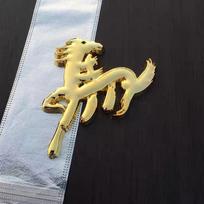 3D Dragon-Horse Metal Emblem Dragon Grille Modification Badge Creative Dragon Rear Badge Sticker Rear Window Decal Car Body Sticker Sticker