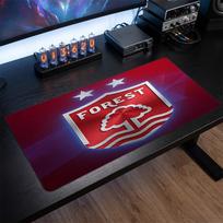 Nottingham Forest Football Print Large Mouse Pad, Anti-Slip Extended Gaming Desk Mat for Office Home 30cmx60cm（11.8x23.6inch）