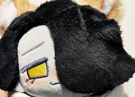 20cm Anime Cookie Run Kingdom Licorice Cookie Plushie Stuffed Dress-up Plush Doll Body Toy Collectible Figure Birthday Xmas Gift with Skeleton white