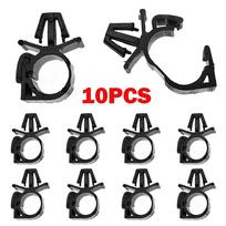 10Pcs Route Fixed Hose Clip Hole 11mm Car Wiring Harness Fastener Durable Oil Pipe Clamp