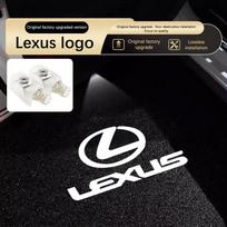 LED automobilio durų pasitikimo šviesos logotipo projektoriaus lazeriniai žibintai Lexus RX300 LX570 ES300 RX ES GX LS LX IS GS RC UX dekoratyvinėms šviesoms MK8 black