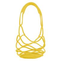 Tea Pickup Cup Holder With Carry Strap, Open Holder Shape and Round Pad for Walk-Out Carry and Desk Rest Use Daily small geltona