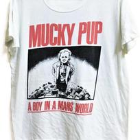 Vintage 80s 1989 MUCKY PUP Hardcore Punk Rock Thrash Metal Tour Concert t Shirt and kids shirt size L 110