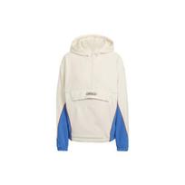 (WMNS) adidas Originals Retro Luxury Fleece Hoodie 'Off-white Red Blue' Women's HL0053 EU 32 white