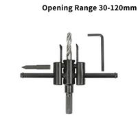 Circle Hole Saw Adjustable Drill Bit 120/200/300Mm Aircraft Type Wood Hole Drill Bits Saw Cutter Cordless Woodworking Tools A juoda