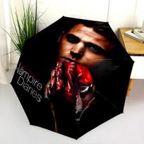 Blood Desire: Vampire Diaries Folding umbrella Suitable for all seasons 8 paraphenoid bones Umbrella travel Umbrella įvairiaspalvis