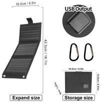 Flexible Design Foldable Solar Panel USB Port Portable Solar Charger  Outdoor Camping juoda