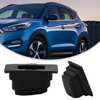 2x Priekinės išorinės durų rankenos sagtelė Indukcinis mygtukas Hyundai Tucson 2015-20 gray