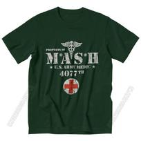 Vintage Mash Tv Show Men T Shirt 100% Cotton Tee Tshirts Summer T-Shirt Gift Women Unisex Clothes Novelty Design 2XS smėlis