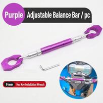 Universal Adjustable Cross Bar Motorbike Reinforced Handlebar Rod  Motorbike Modification