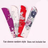 Silk Folding Fan: Classical Chinese & Japanese Style for Women - Retro Dance & Gift Performance gray