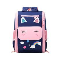 Unicorn Girls Backpacks For School Princess Bowknot Kids Bookbags Boys Dinosaur Backpack-blue+pinklarge