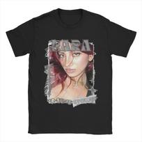 Men's KATSEYE Kpop Y2K Group T Shirt  100% Cotton Clothes Hipster Short Sleeve Crewneck Tees Plus Size T-Shirts 3XL gray