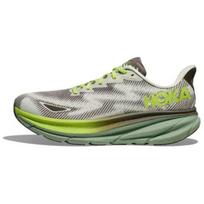 HOKA ONE ONE Clifton 9 Anti-Slip Wear-Resistant Low-Top Casual Running Shoes Men's Gray Sneakers 1141470-STLV 44.5 gray