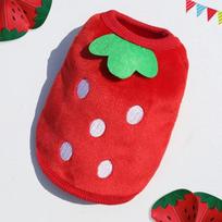 Fleece Pet Dog Clothes for Dogs Clothing Warm Dog Vest Shirt Puppy Cat Clothing for Dogs Coat Hoodie Pets Clothing Chihuahua XS 1.2-2KG red
